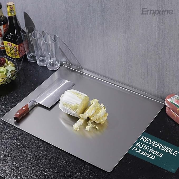 Stainless Steel Cutting Board Durable / Rolling Pins For Baking Kitchen