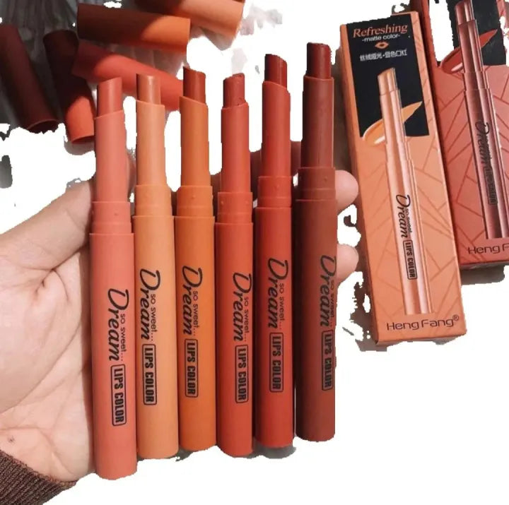 HengFang Matte Lipstick [6 Pcs Set]