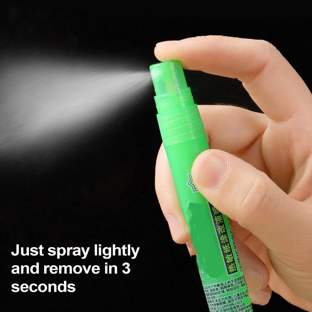 Privacy Thermal Ink Remover Spray – Fast Acting Ink Removal Solution For Paper, Documents, And Surfaces